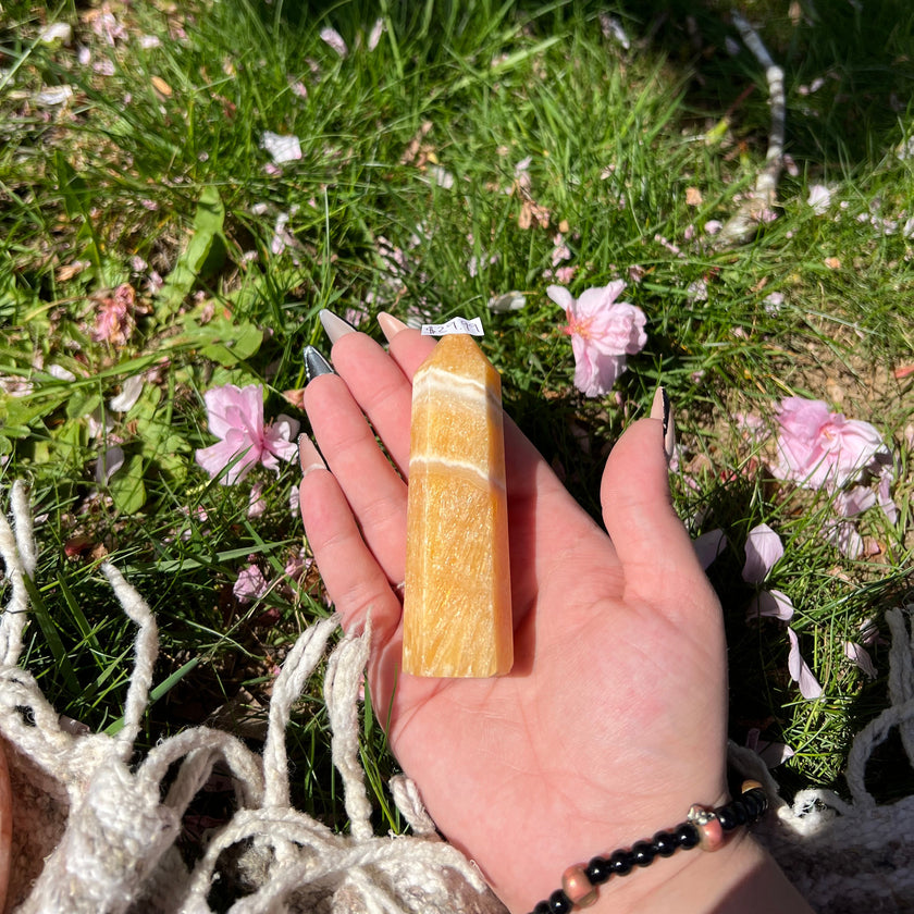 Orange Calcite Tower