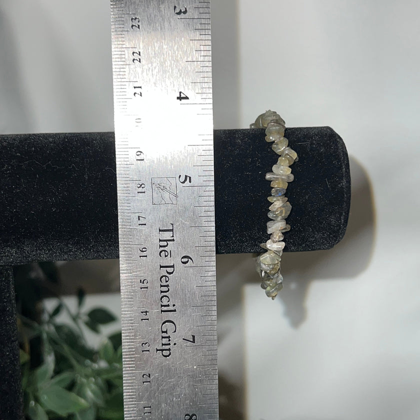 Labradorite Chip Bracelet