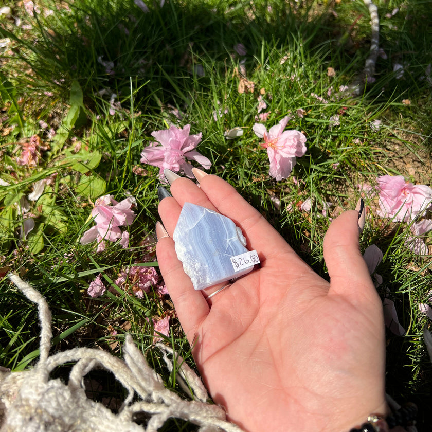 Blue Lace Agate Slice