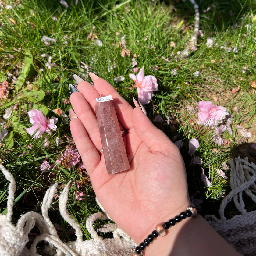 Strawberry Quartz Tower