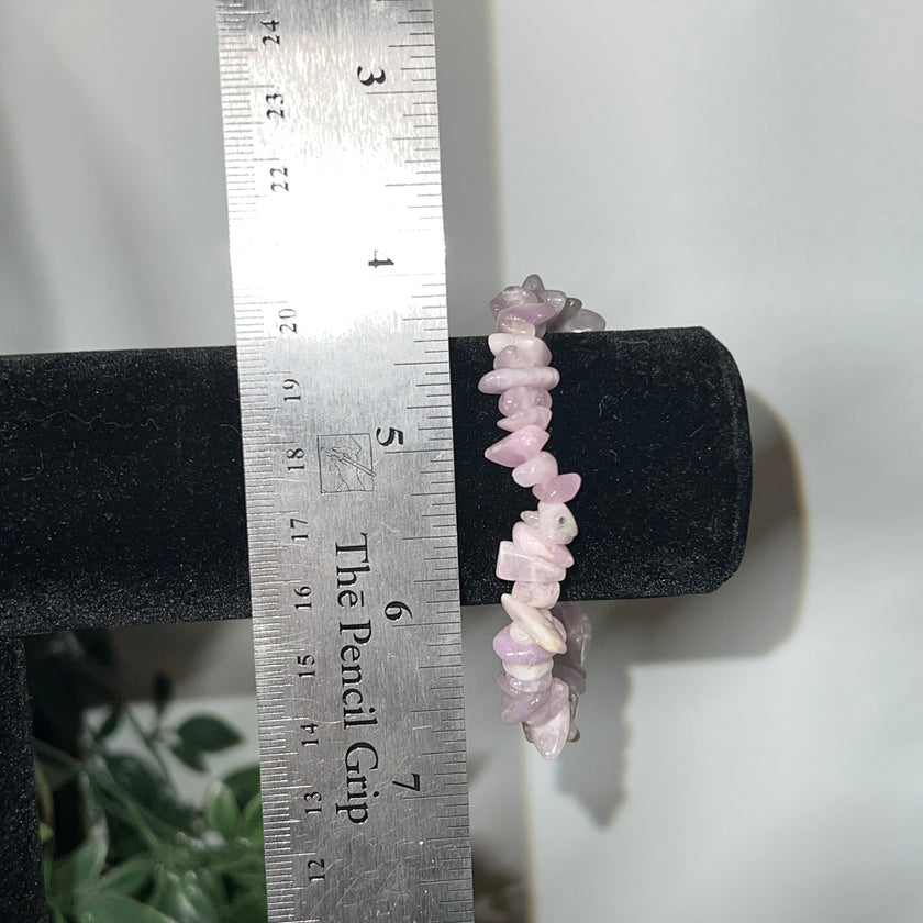 Kunzite Chip Bracelets