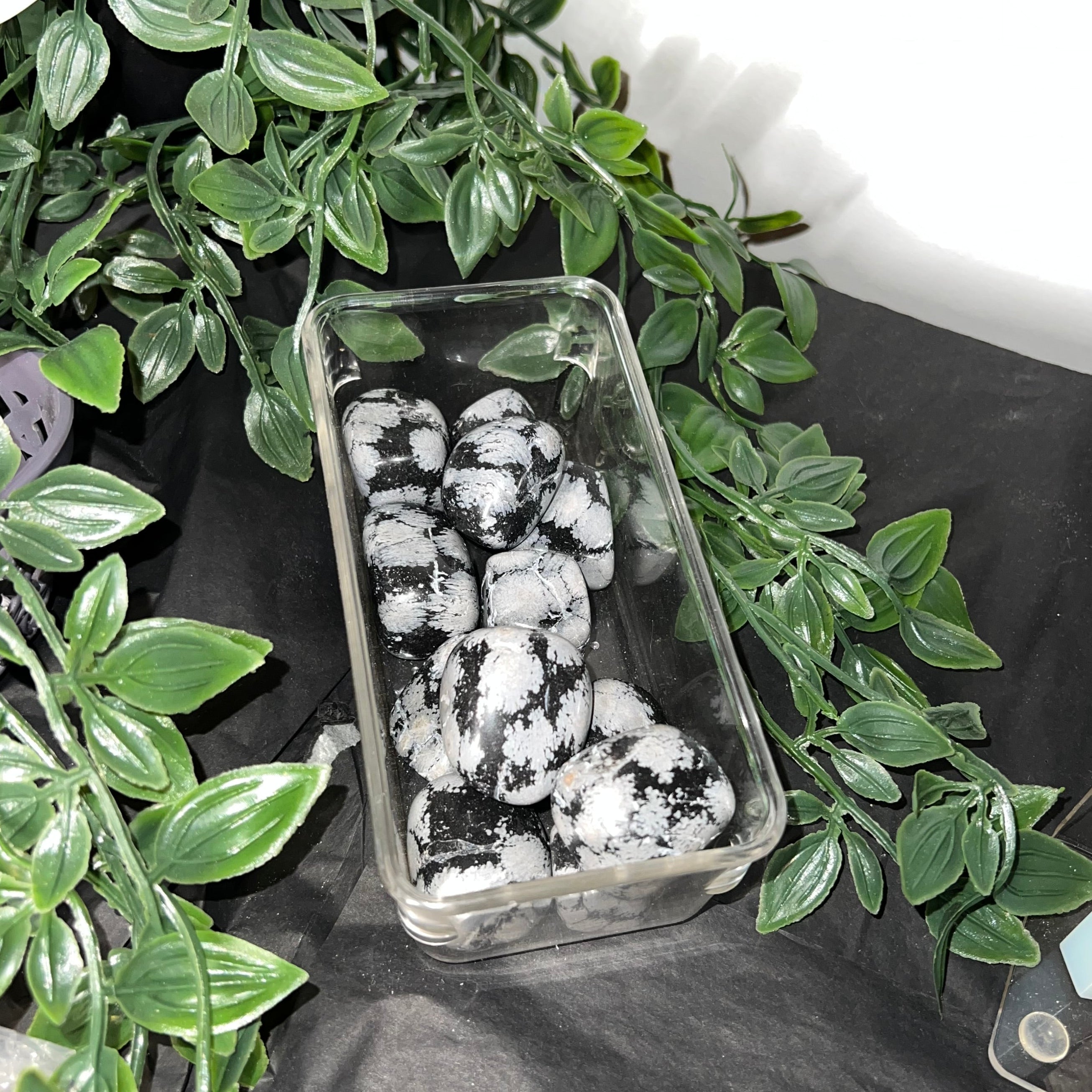 Snowflake Obsidian Tumbles