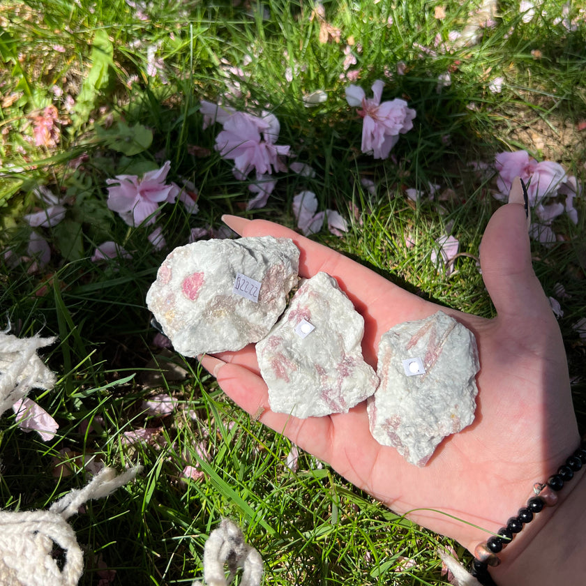 Pink Tourmaline Raw Specimen