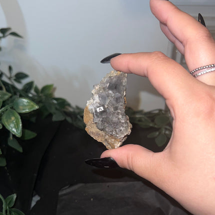 Raw Purple Fluorite Cluster