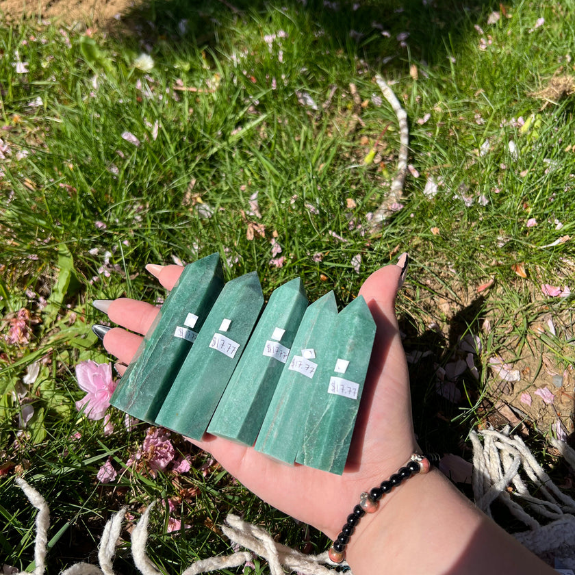 Green Aventurine Towers