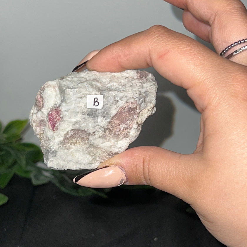Pink Tourmaline Raw Specimen