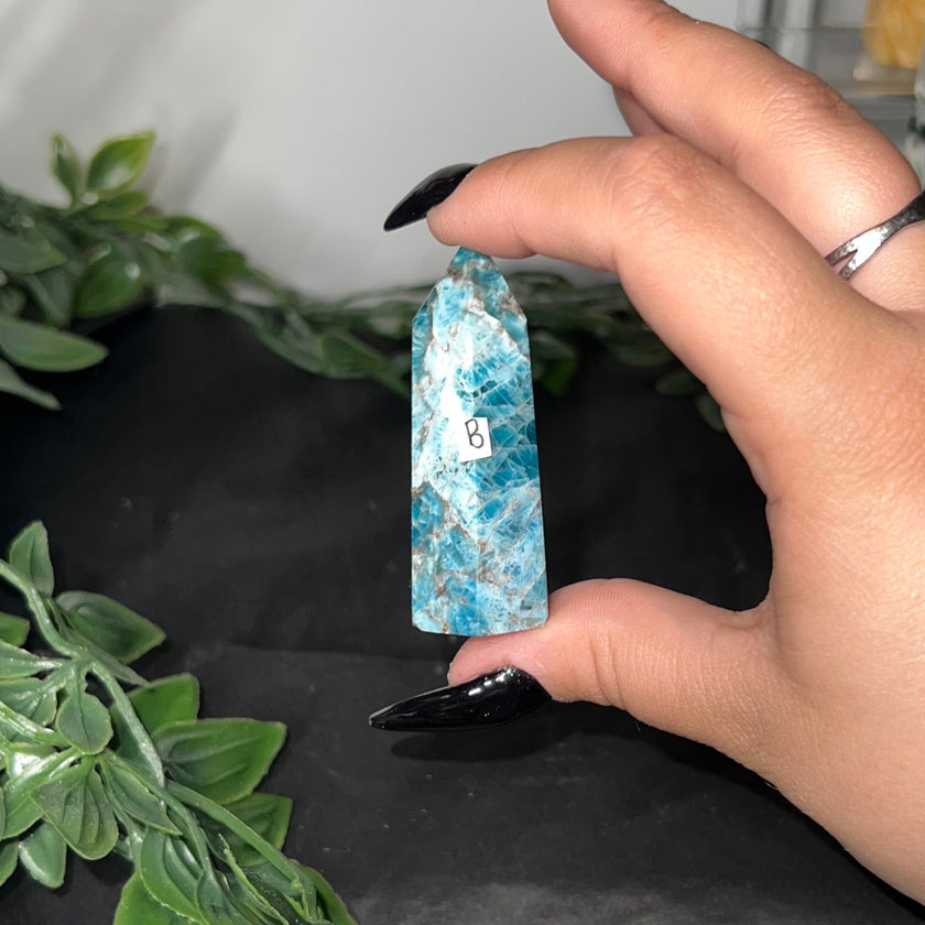 Blue Apatite Towers