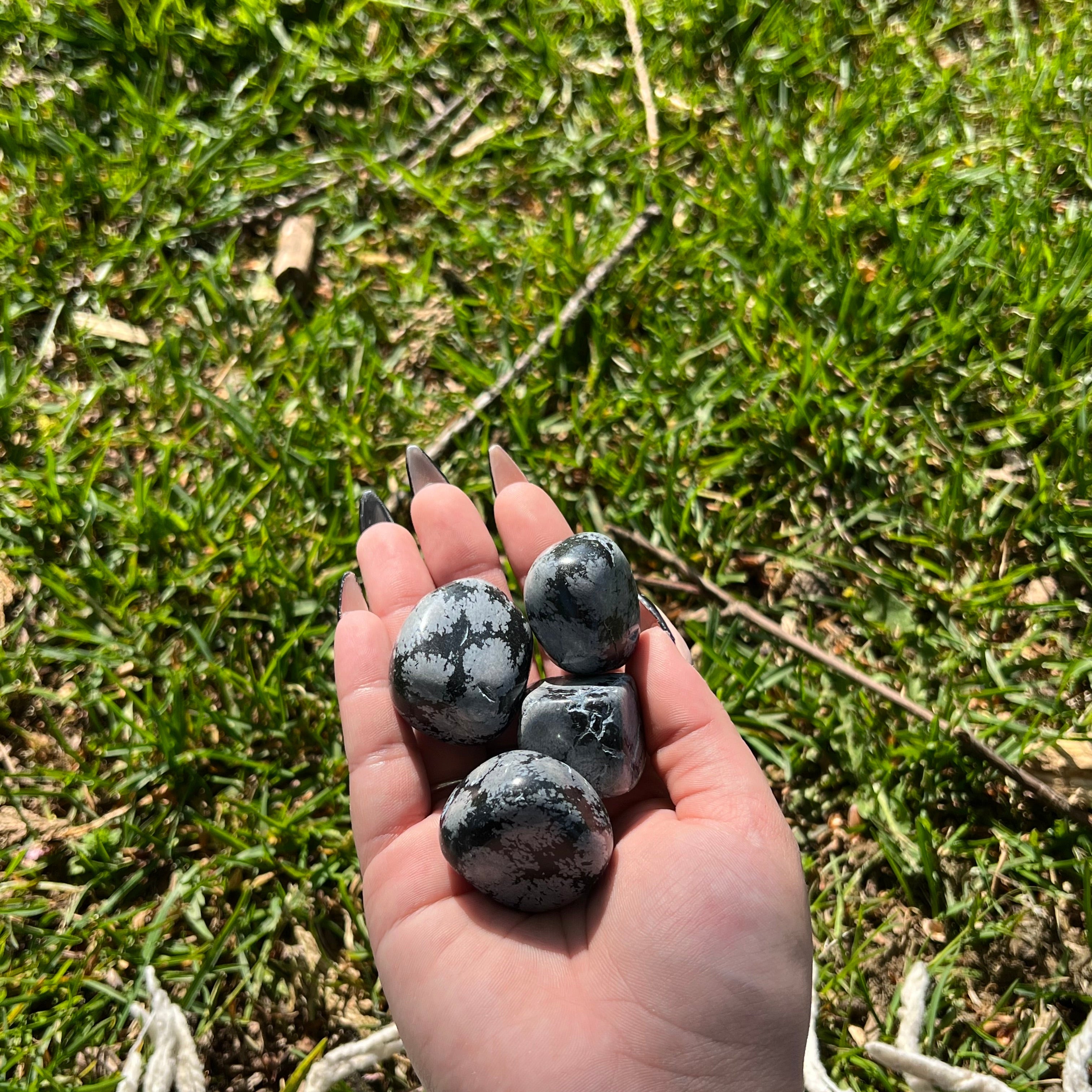 Snowflake Obsidian Tumbles
