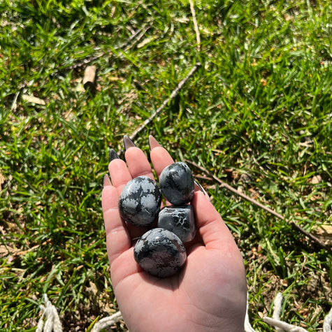 Snowflake Obsidian Tumbles