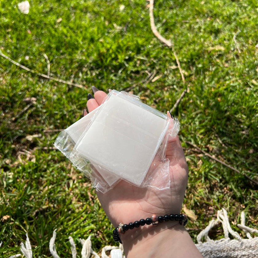 Satin Spar Charging Plates