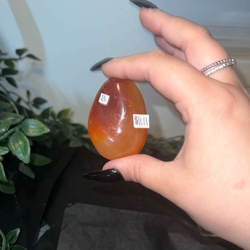 Carnelian Palm Stones