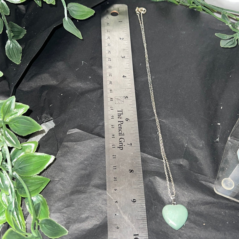 Green Aventurine Heart Pendant