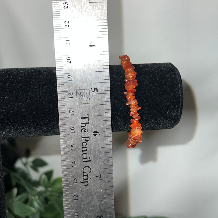 Carnelian Chip Bracelet