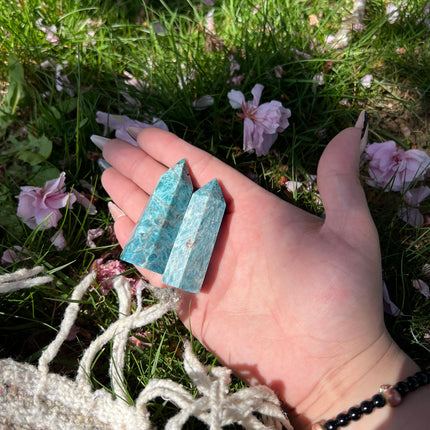 Blue Apatite Towers