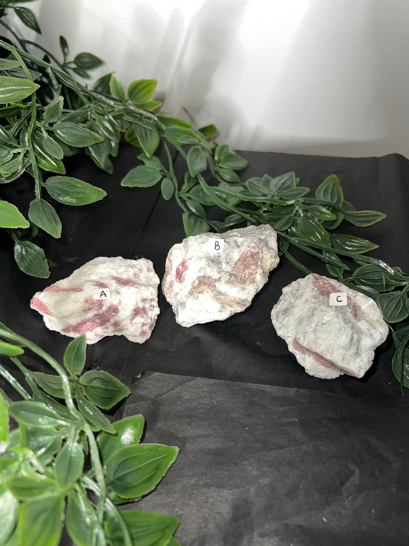 Pink Tourmaline Raw Specimen