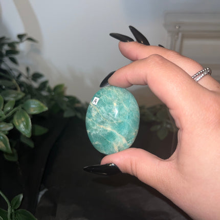 Amazonite Palm Stones