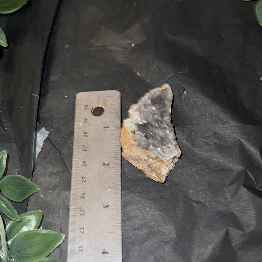 Raw Purple Fluorite Cluster