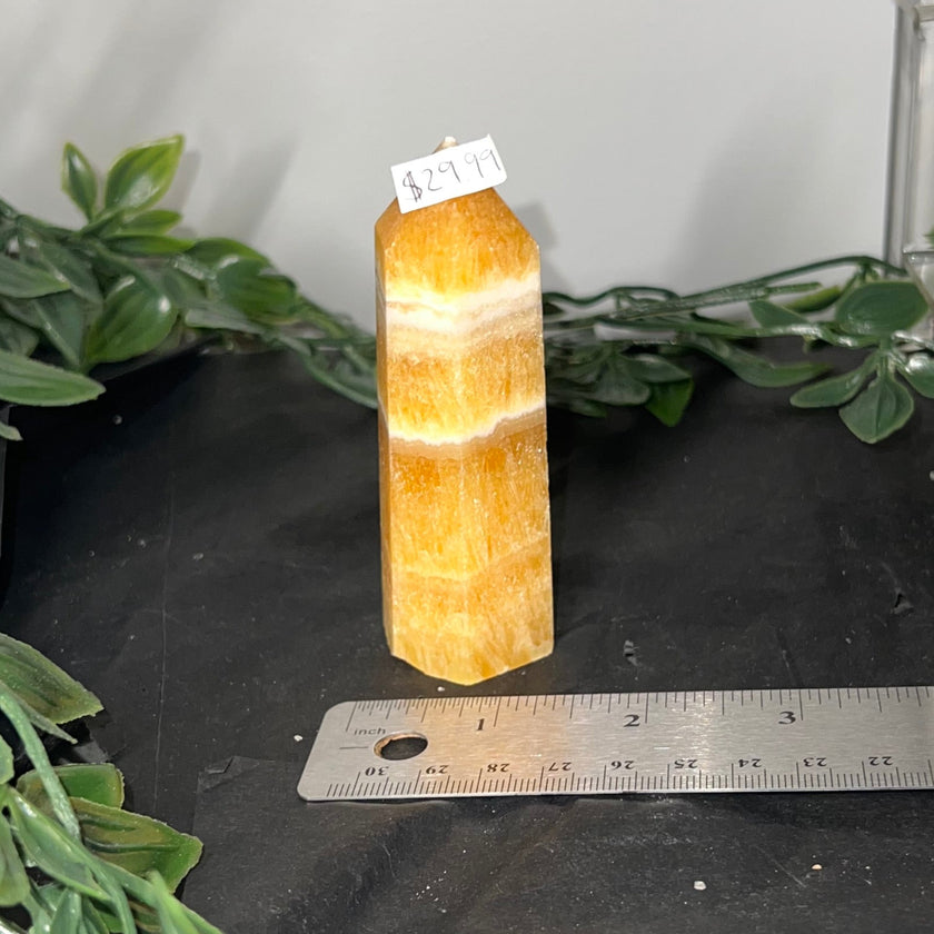 Orange Calcite Tower