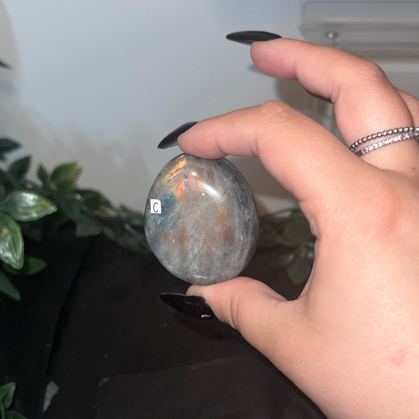 Labradorite Palm Stones