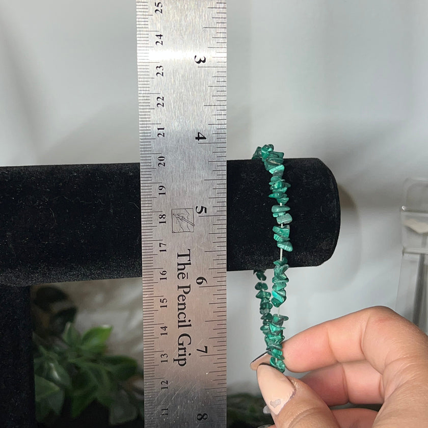 Malachite Chip Bracelets