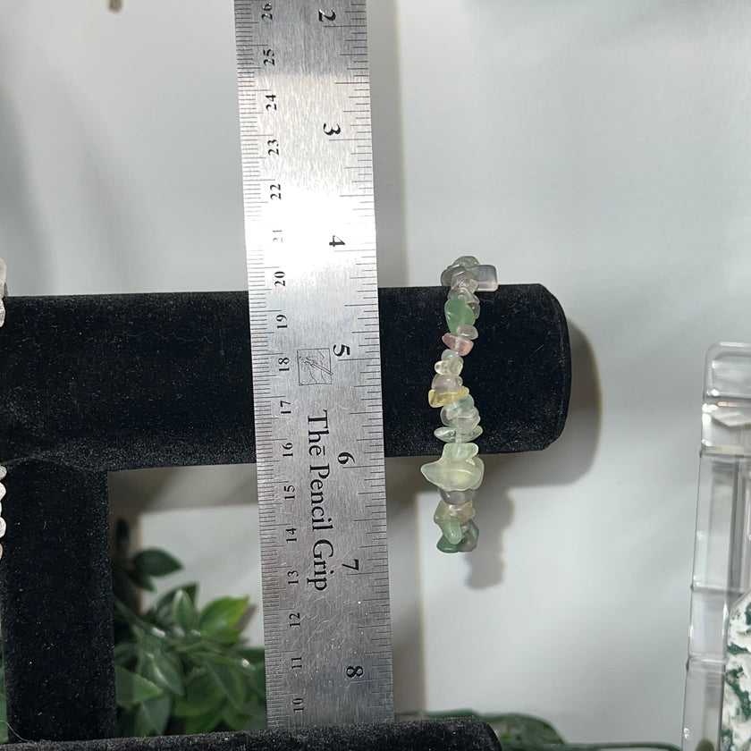 Fluorite Chip Bracelet