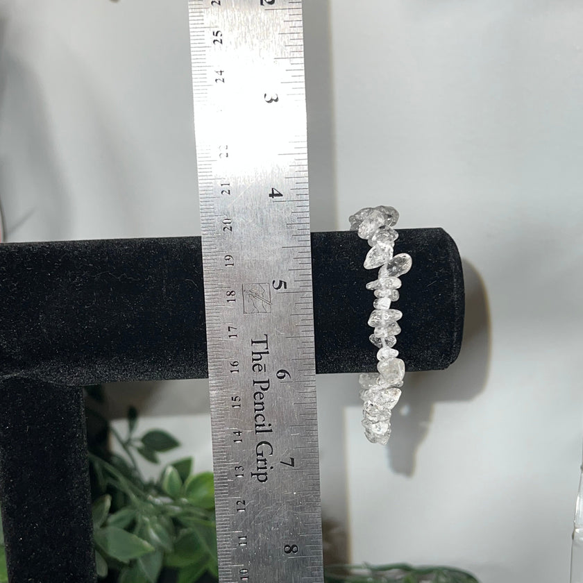 Clear Quartz Chip Bracelet