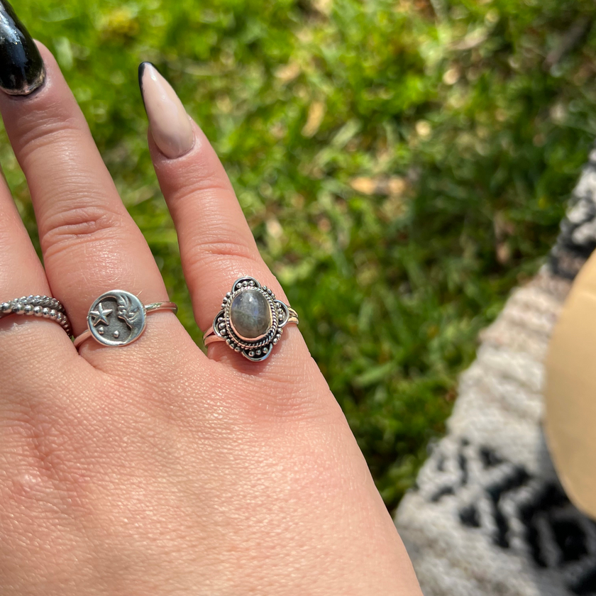 Kaitie's Labradorite Ring