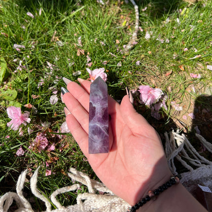 Purple Fluorite Tower