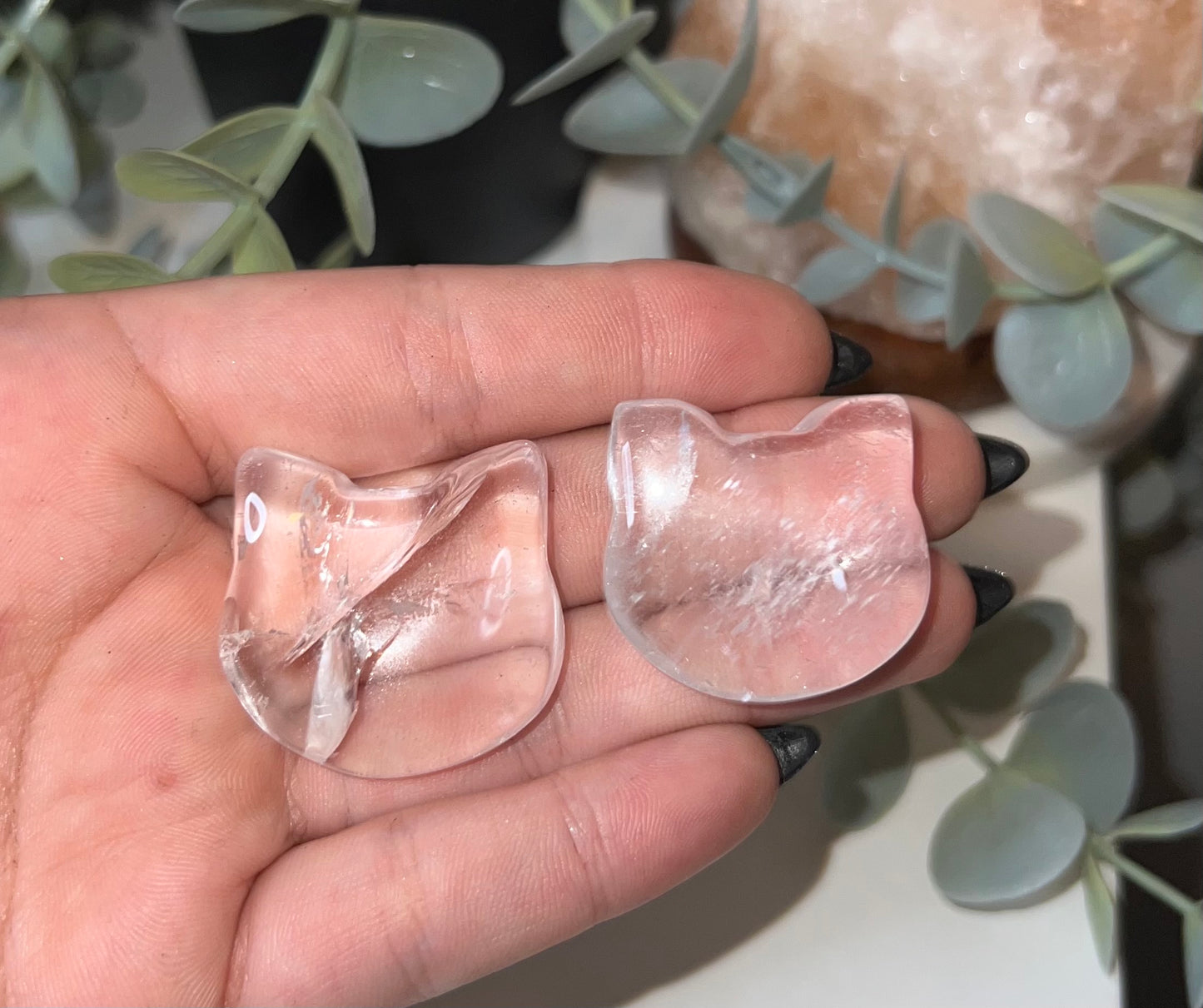 Clear Quartz Cat