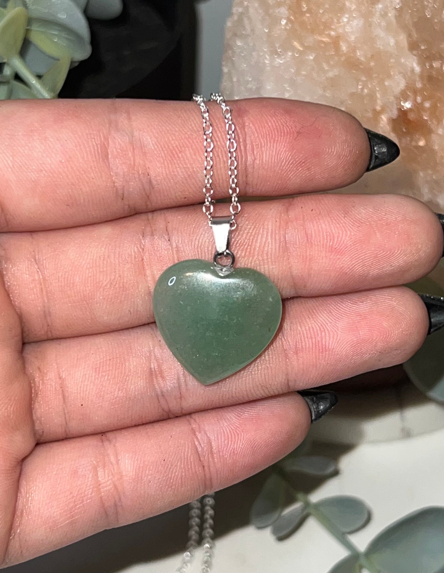 Aventurine Heart Pendant