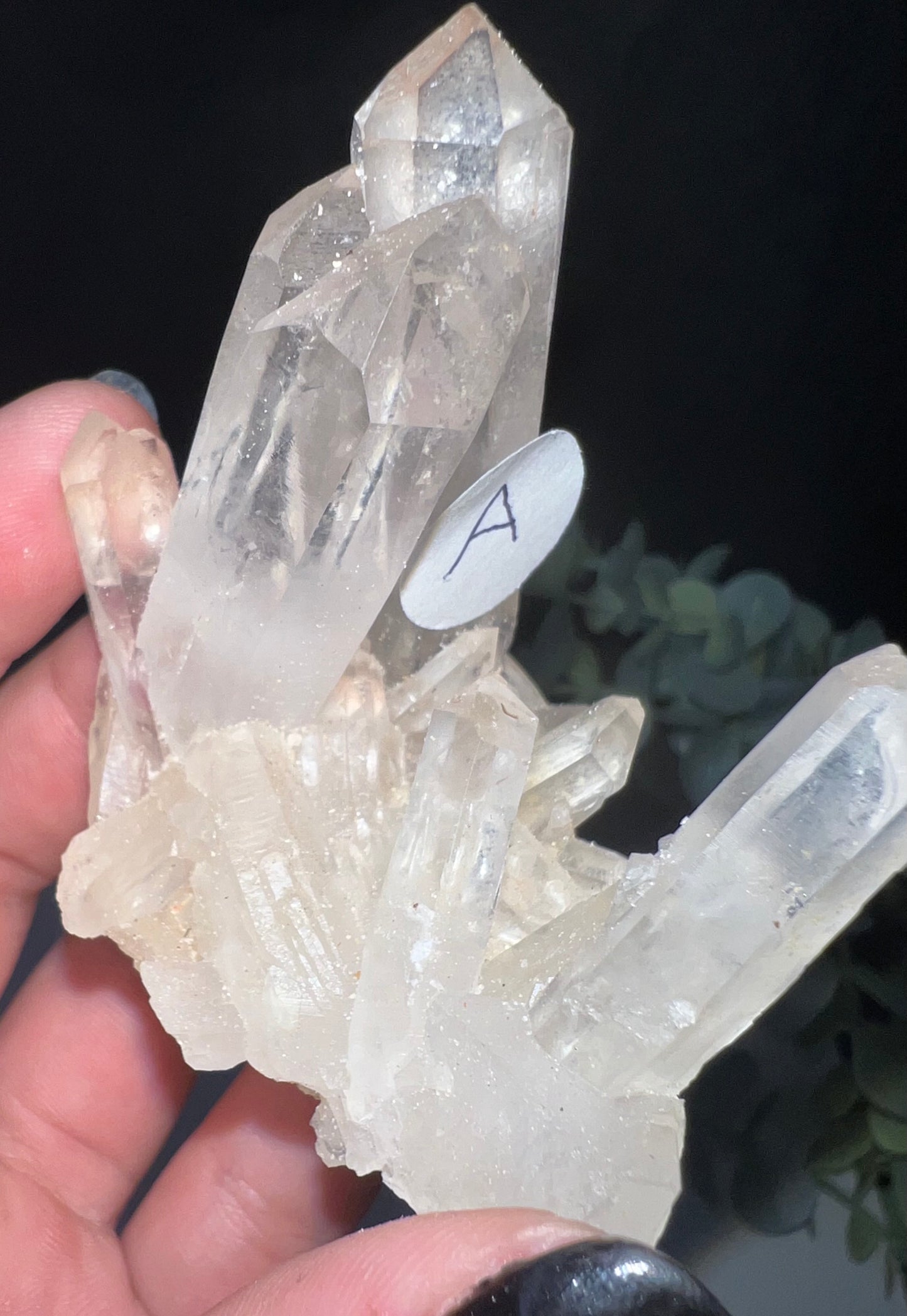 Clear Quartz Cluster A