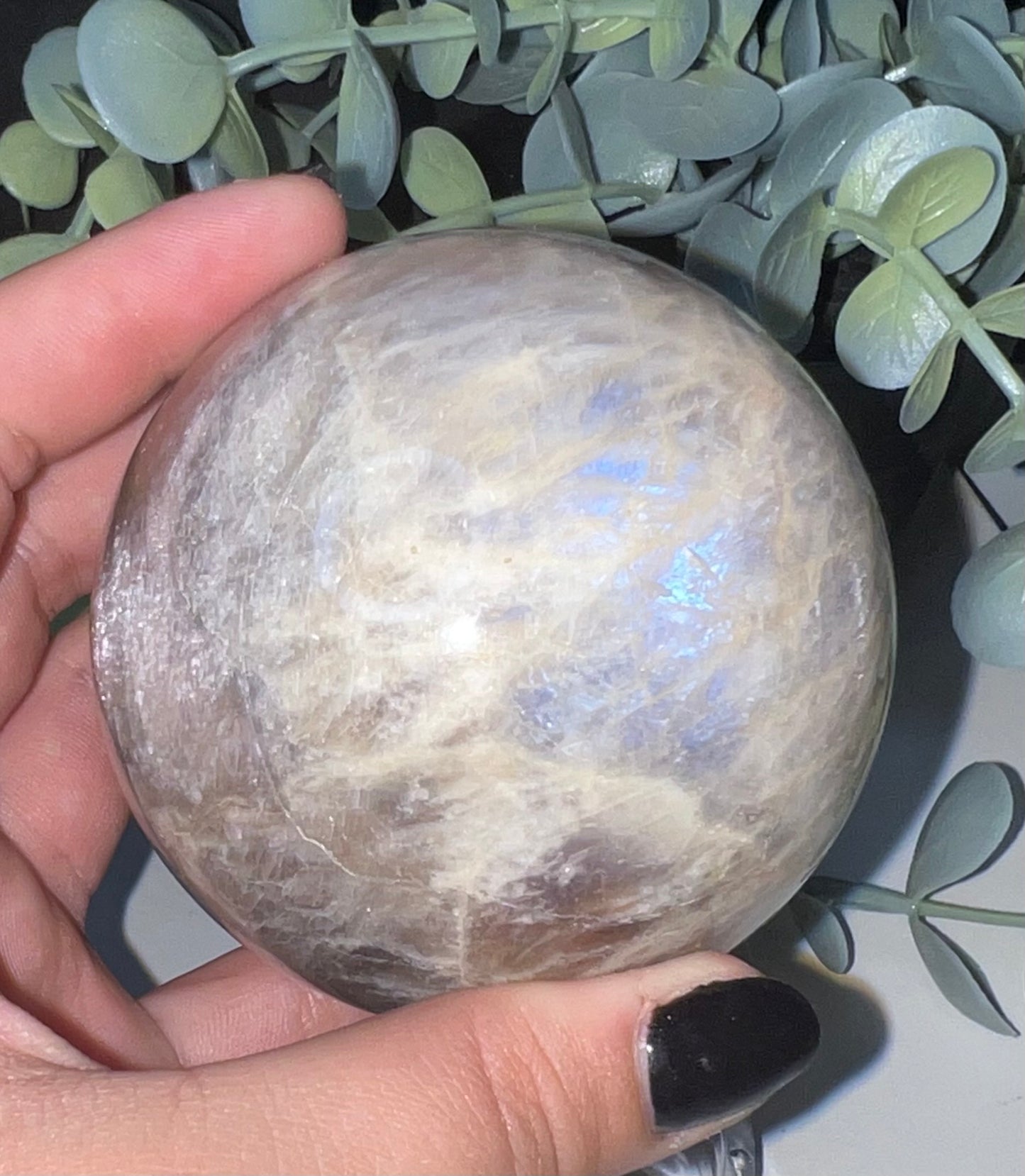 Black Moonstone Sphere