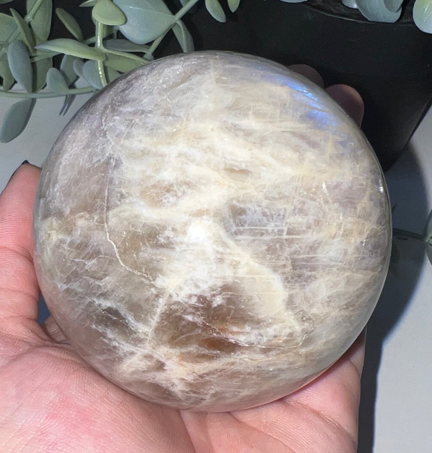 Black Moonstone Sphere