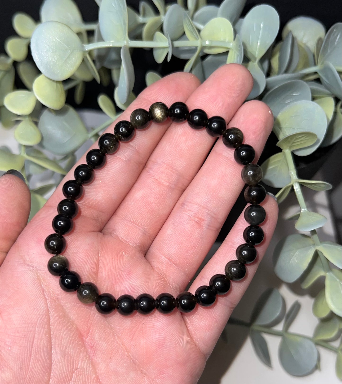 Sheen Obsidian Bracelet