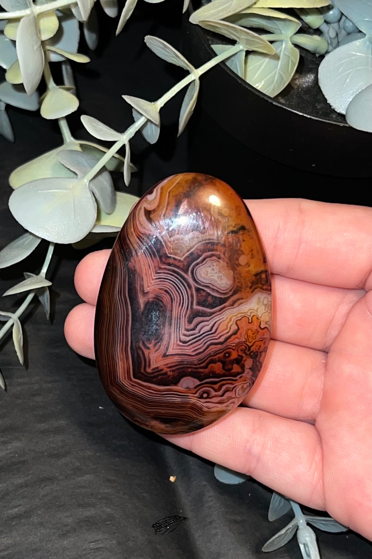 Sardonyx Palm Stone