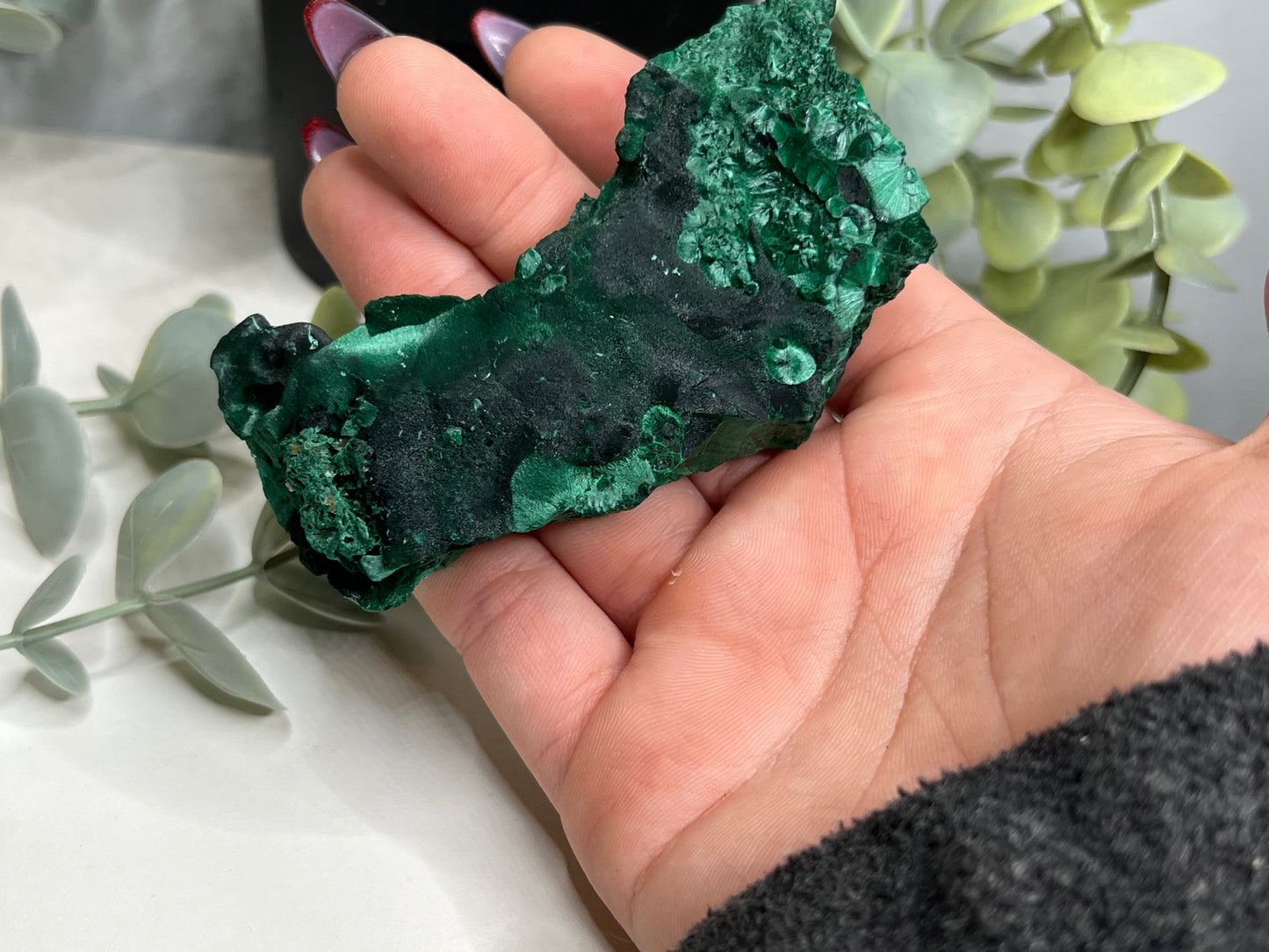 Velvet Malachite Specimen