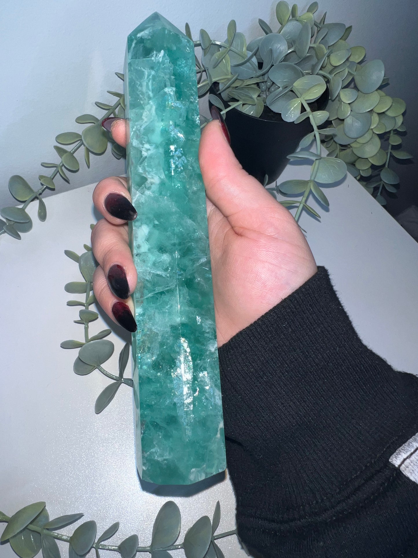 Green Fluorite Tower