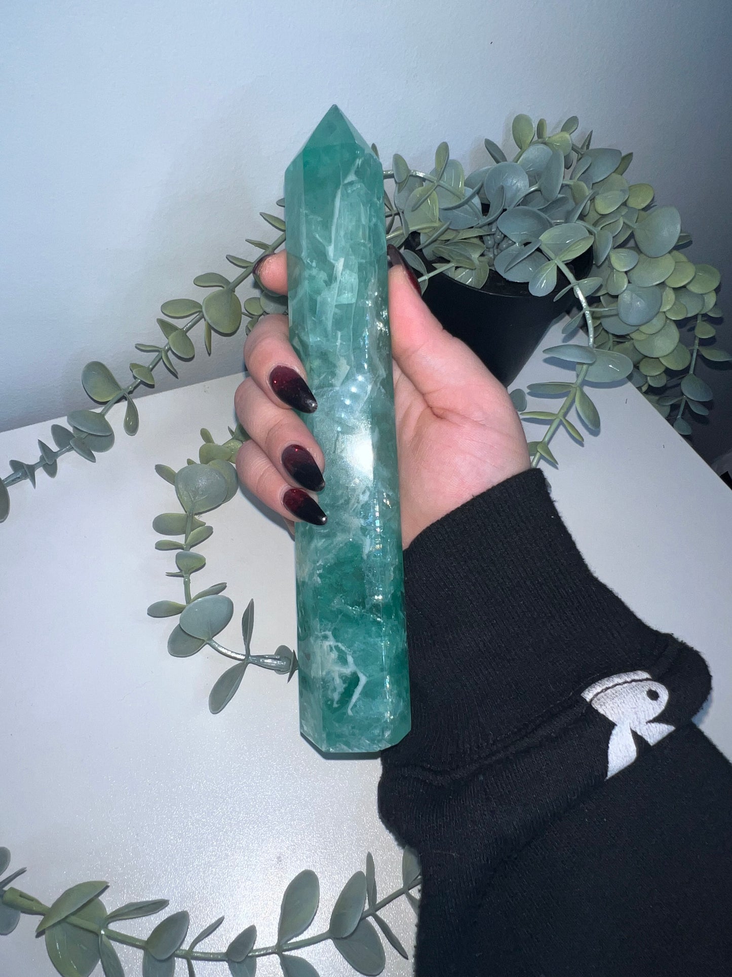 Green Fluorite Tower