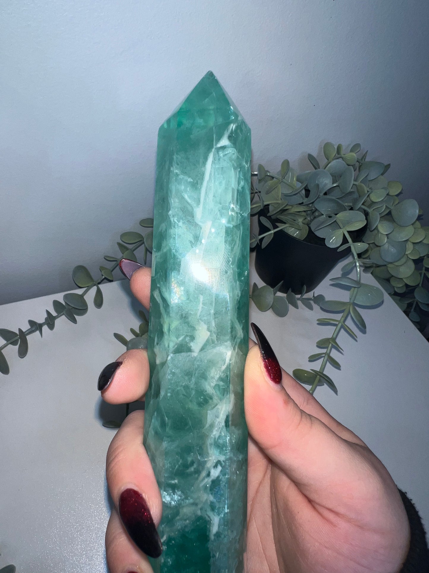 Green Fluorite Tower