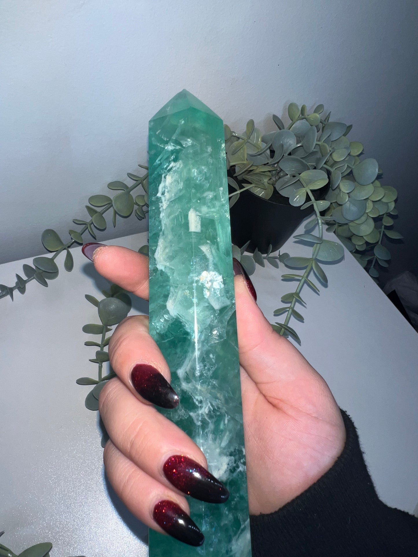 Green Fluorite Tower