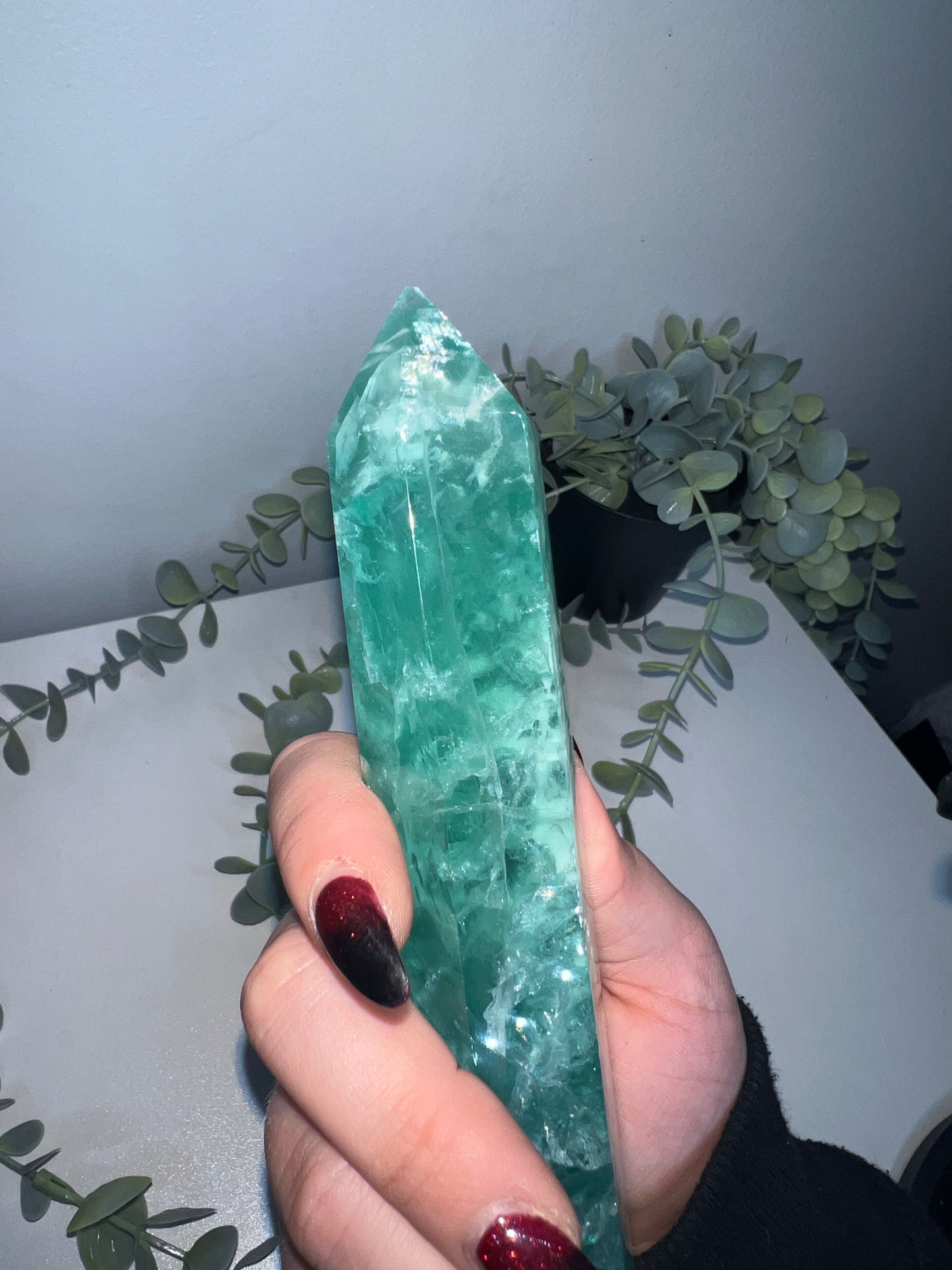 Green Fluorite Tower