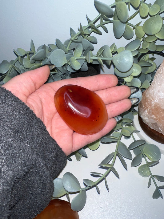 Carnelian Palm Stone A