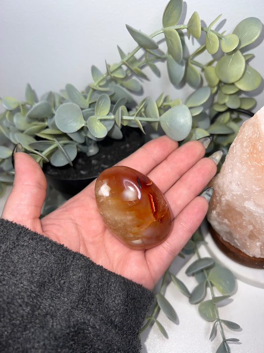 Carnelian Palm Stone B