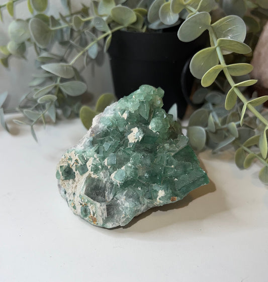 Cubic Green Fluorite Specimen