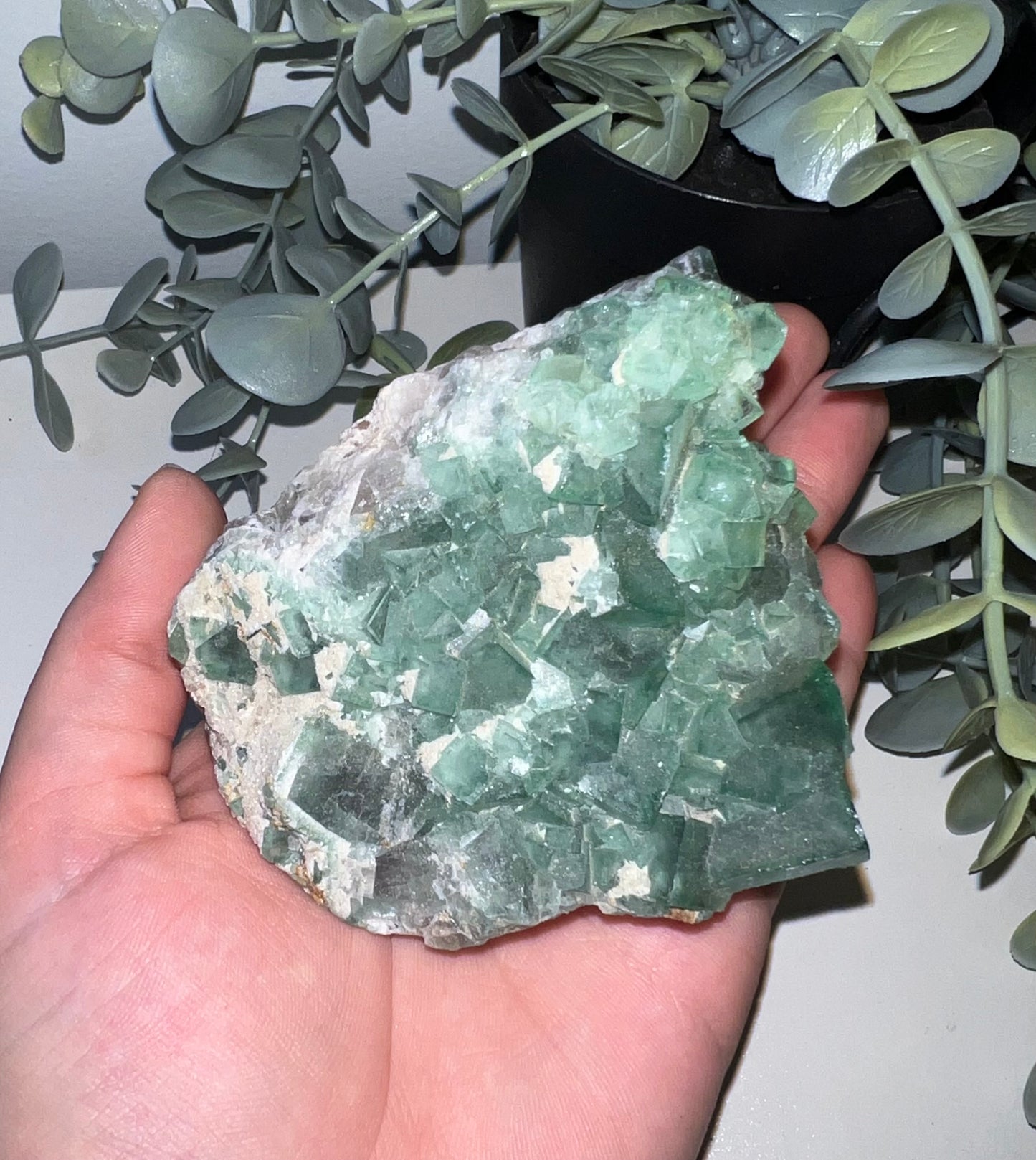 Cubic Green Fluorite Specimen