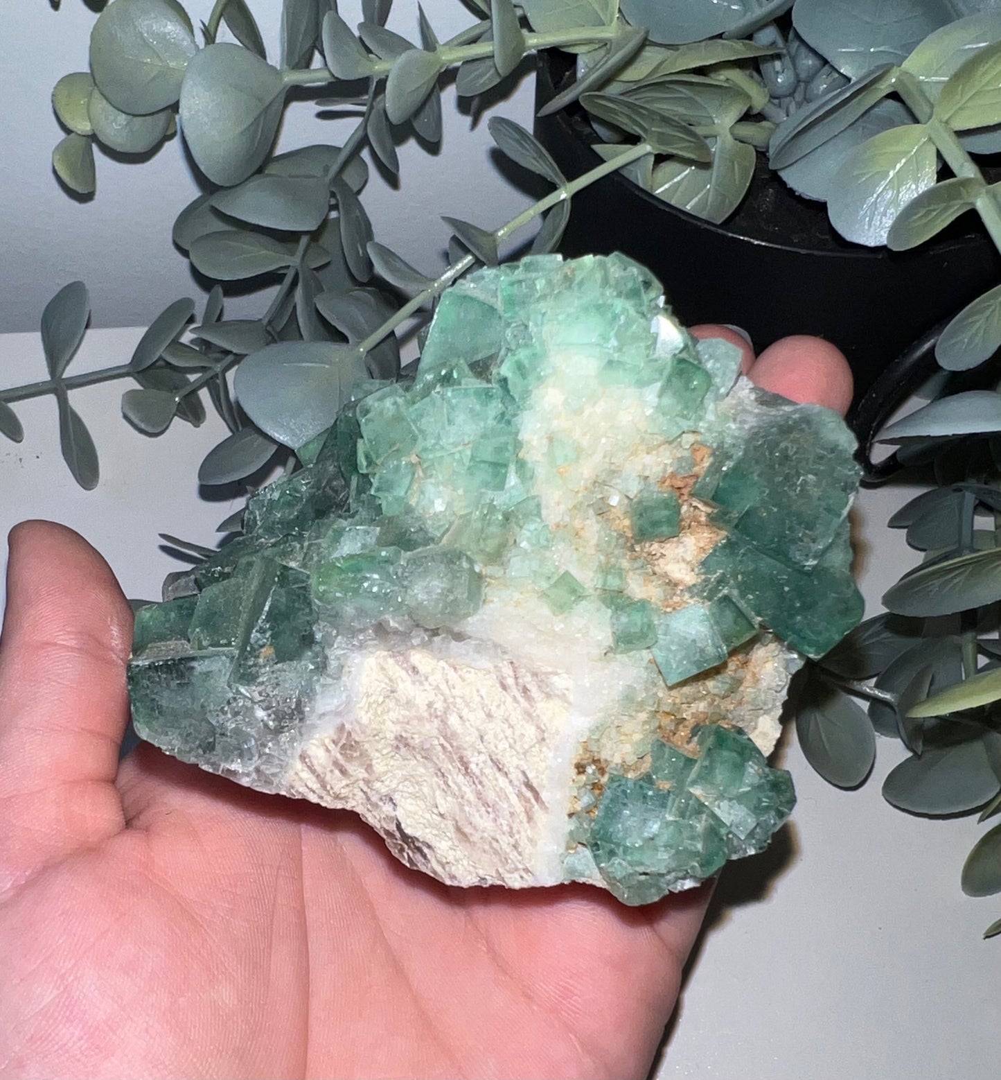 Cubic Green Fluorite Specimen