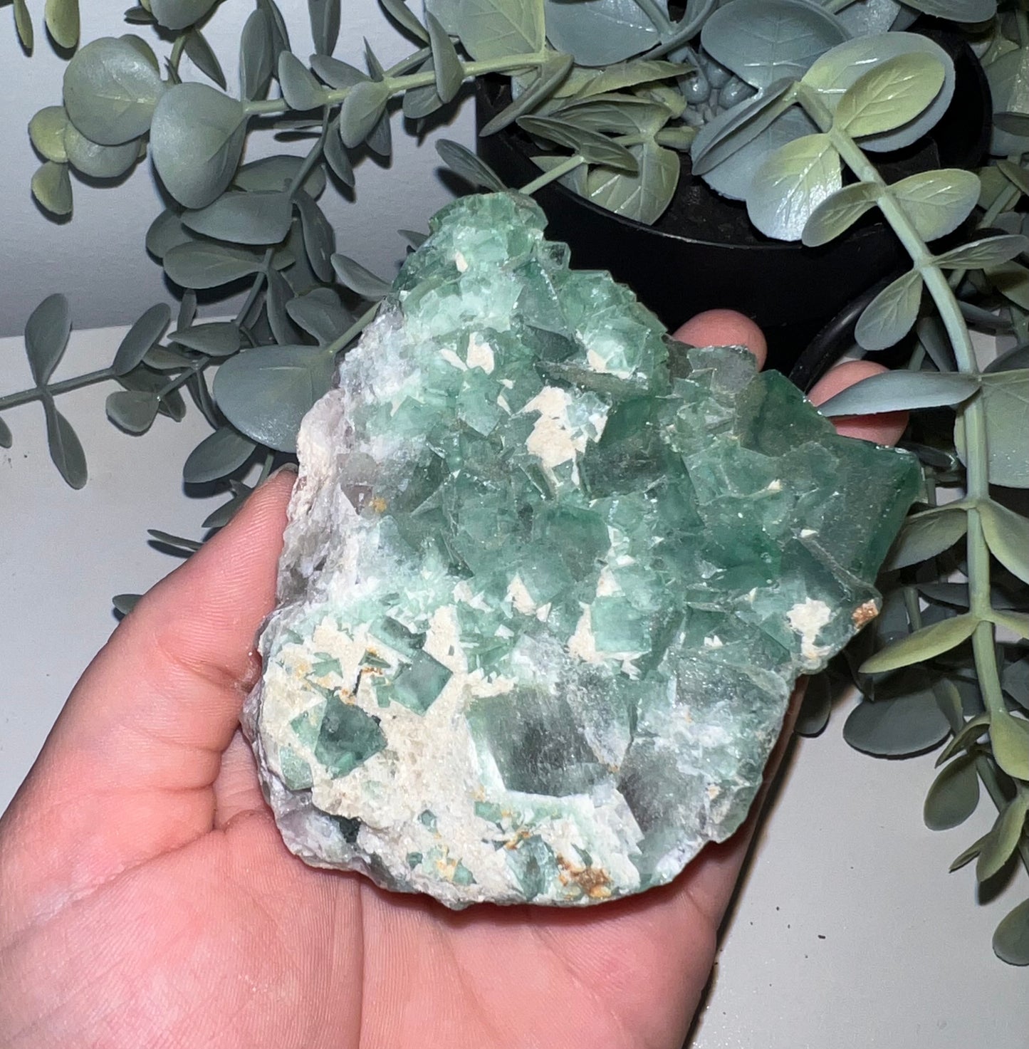 Cubic Green Fluorite Specimen